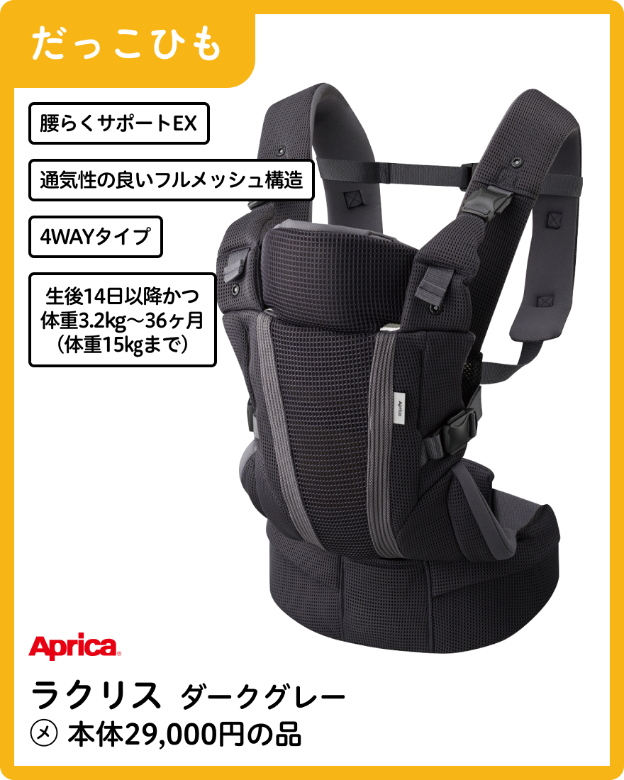 アップリカ ラクリス ダークグレー